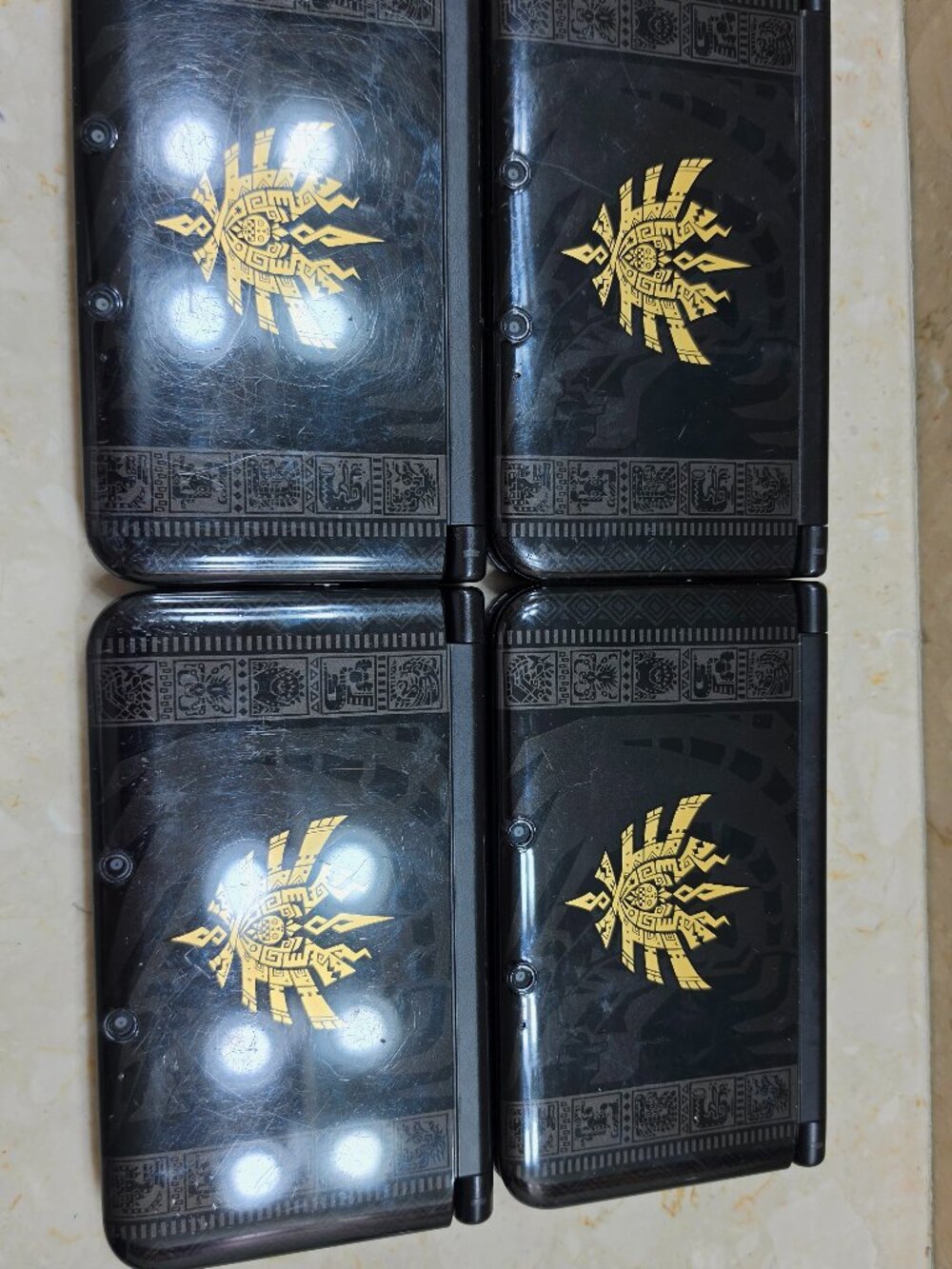1X Nintendo 3ds XL Monster Hunter Black Limited 64GB Console System Japan